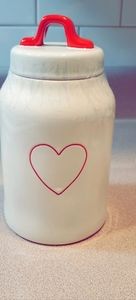 Rae Dunn Heart Canister